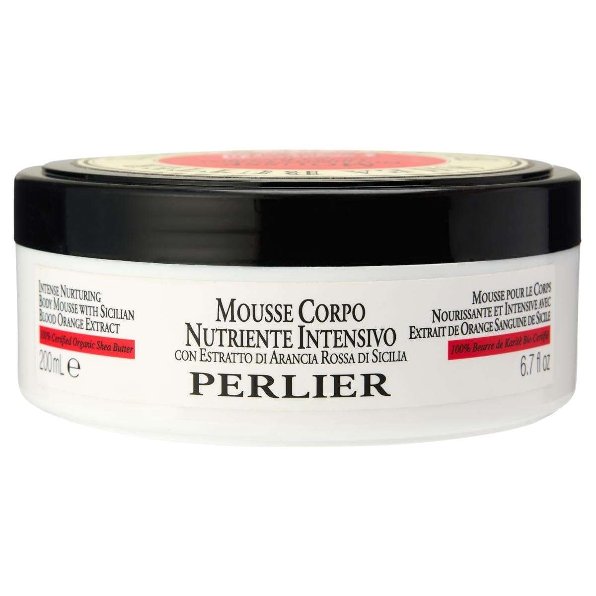 Perlier ultra rich moisturizing cream jar with organic shea butter
