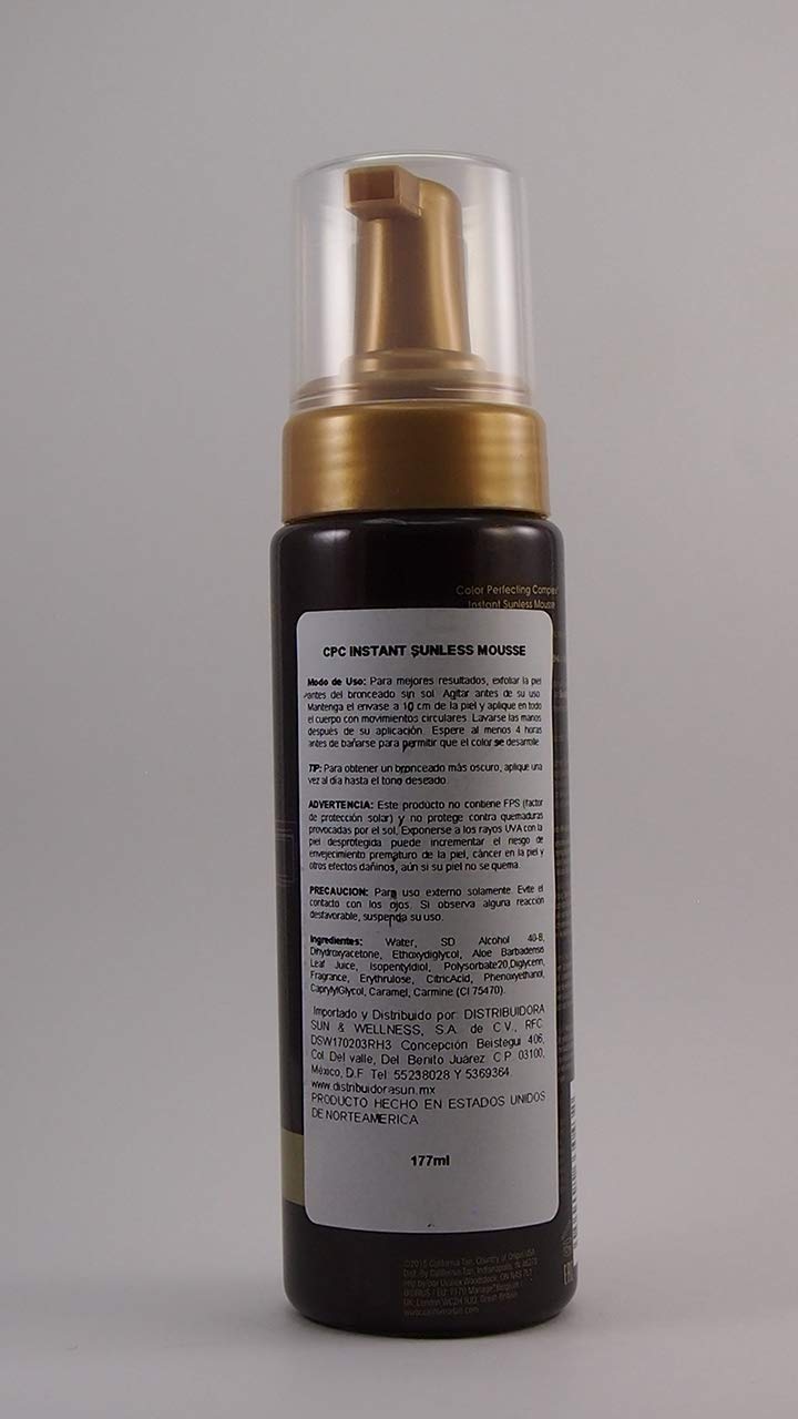 Authentic USA imported California Tan bronze glow mousse container