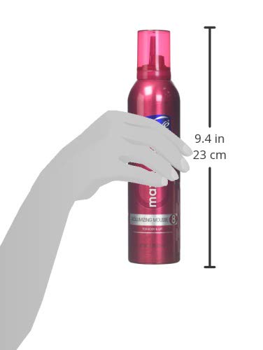Imported Suave hair volumizing mousse container showcasing the premium weightless styling formula