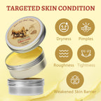 Weranoz tallow and honey balm packaging layout with ingredients