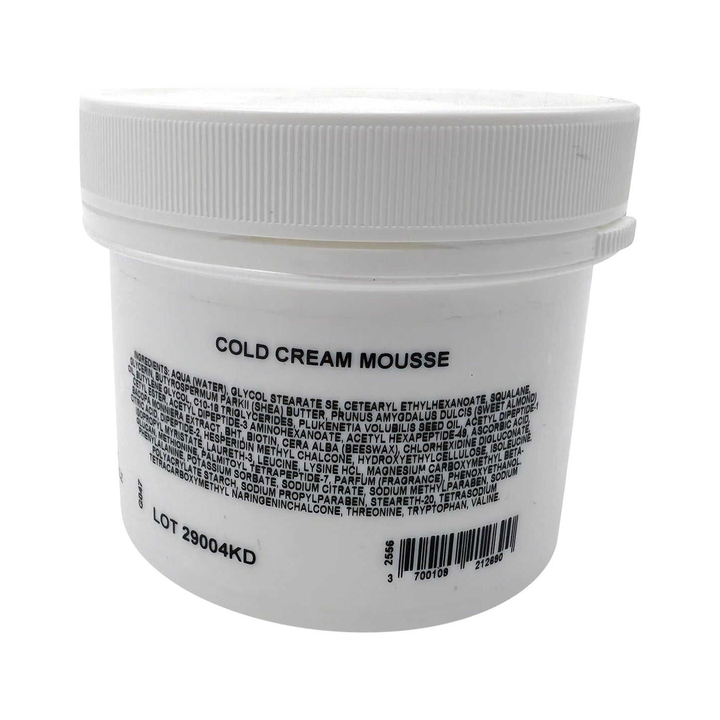 Gernetic International face cream whipped mousse texture on fingertips
