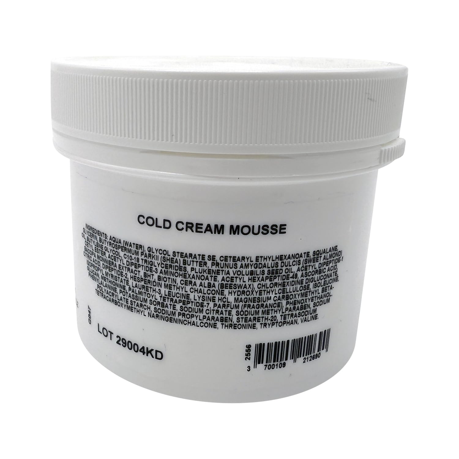 Gernetic International face cream whipped mousse texture on fingertips