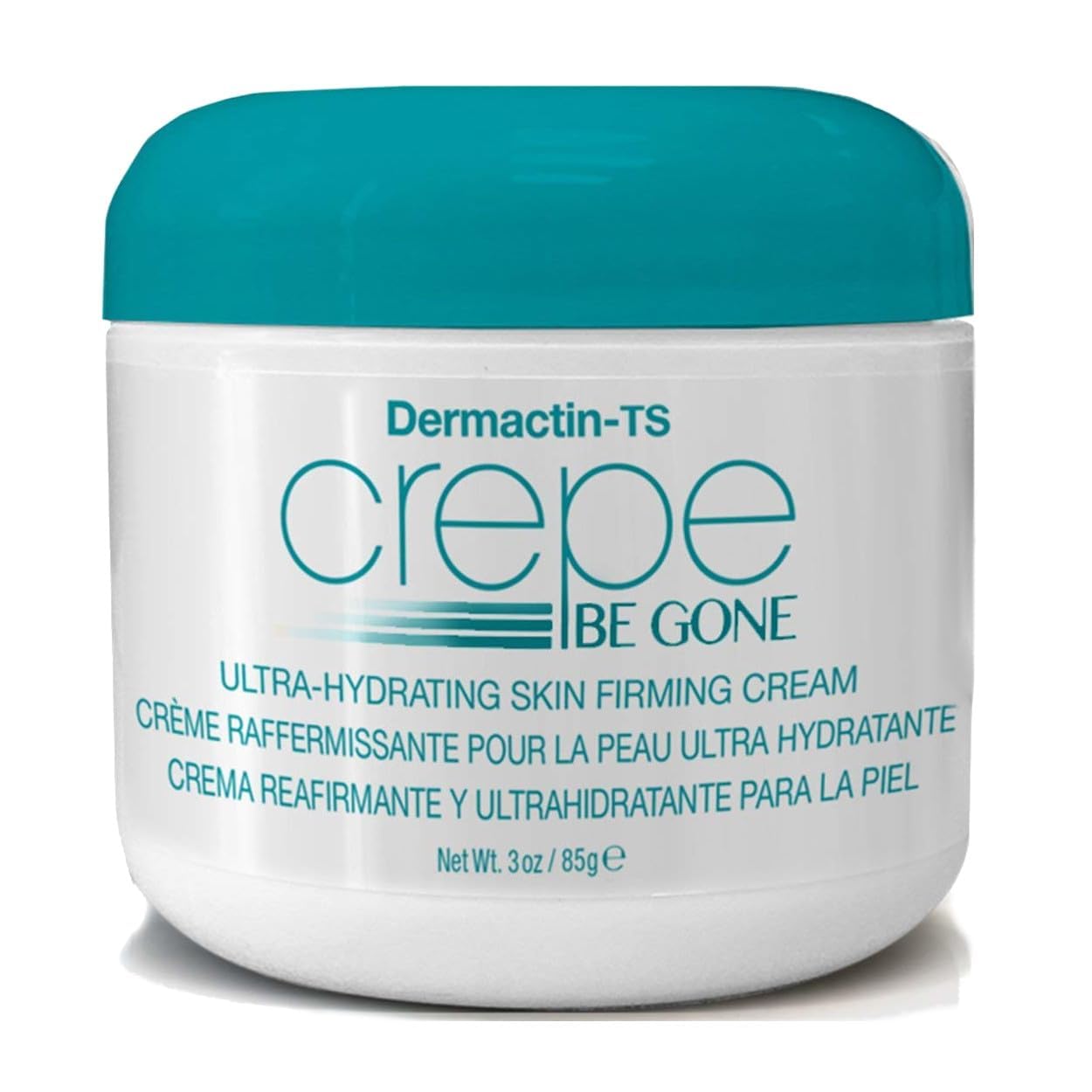 Dermactin-TS Crepe Be Gone anti aging body cream double pack jar packaging