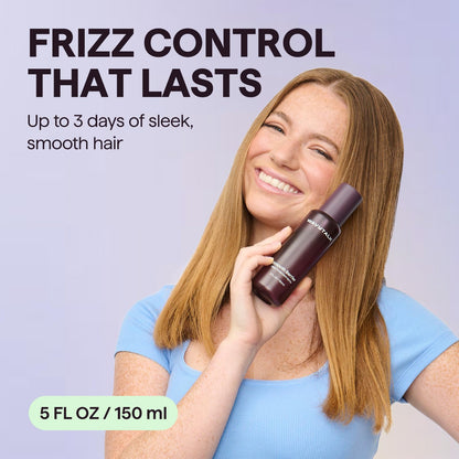 Graphic showing 450 degrees Fahrenheit heat protection for hair
