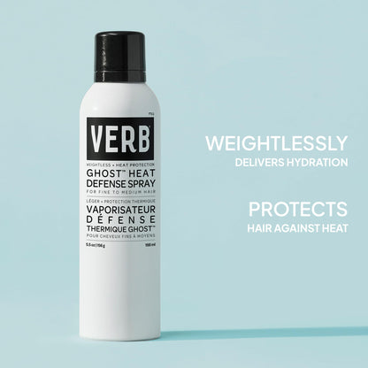 Verb Ghost Heat Defense Spray bottle highlighting thermal protection