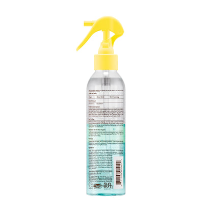 Sun Bum heat protector spray used for professional hair blow dry