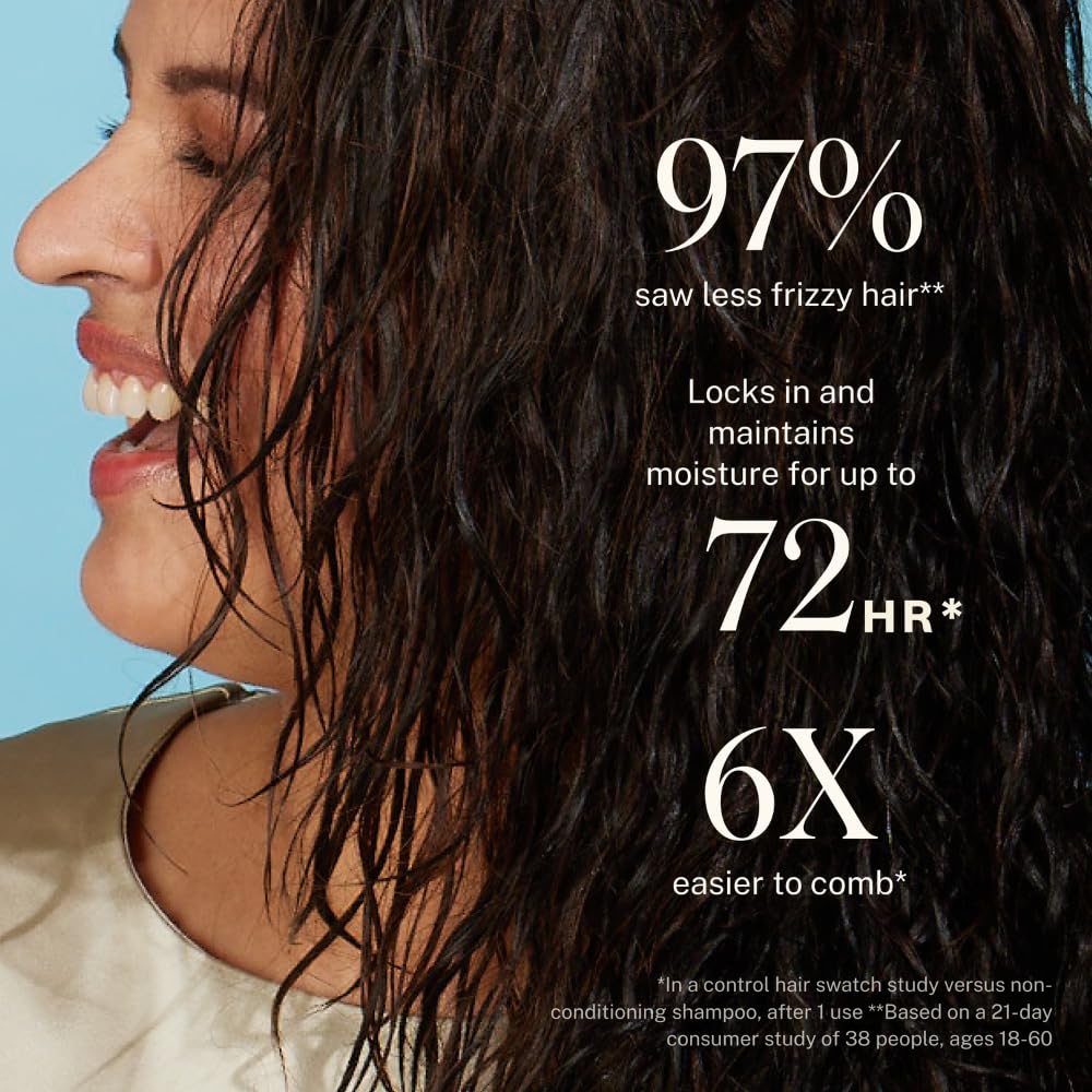 Lifestyle application of JVN hair detangler spray