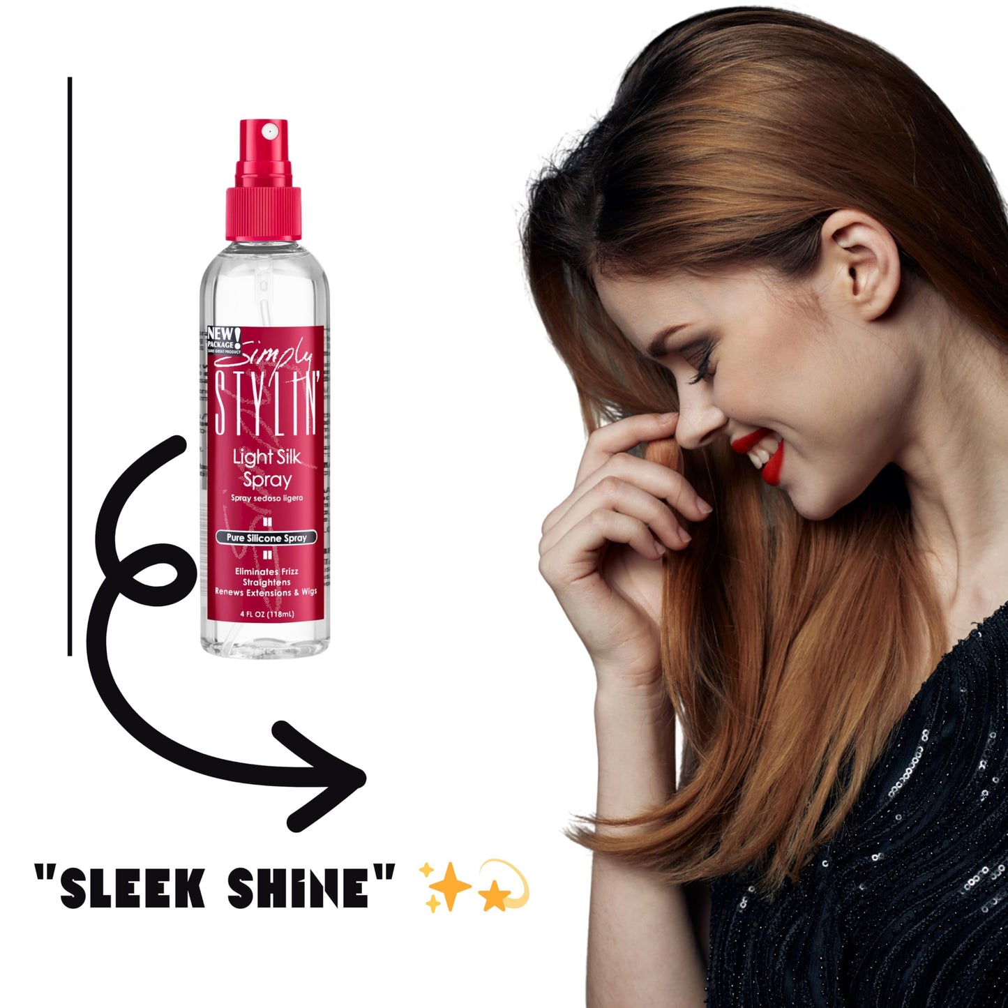 Simply Stylin anti frizz heat protectant spray for wigs