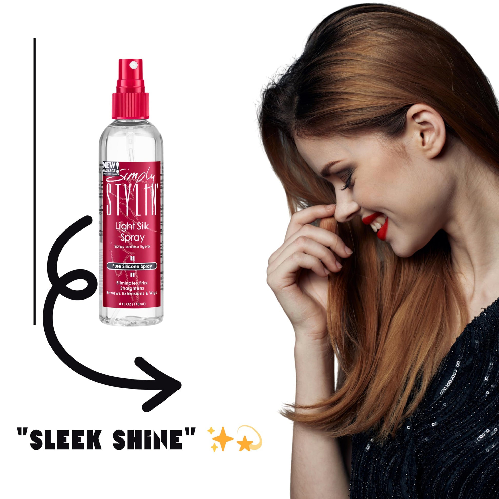 Simply Stylin anti frizz heat protectant spray for wigs