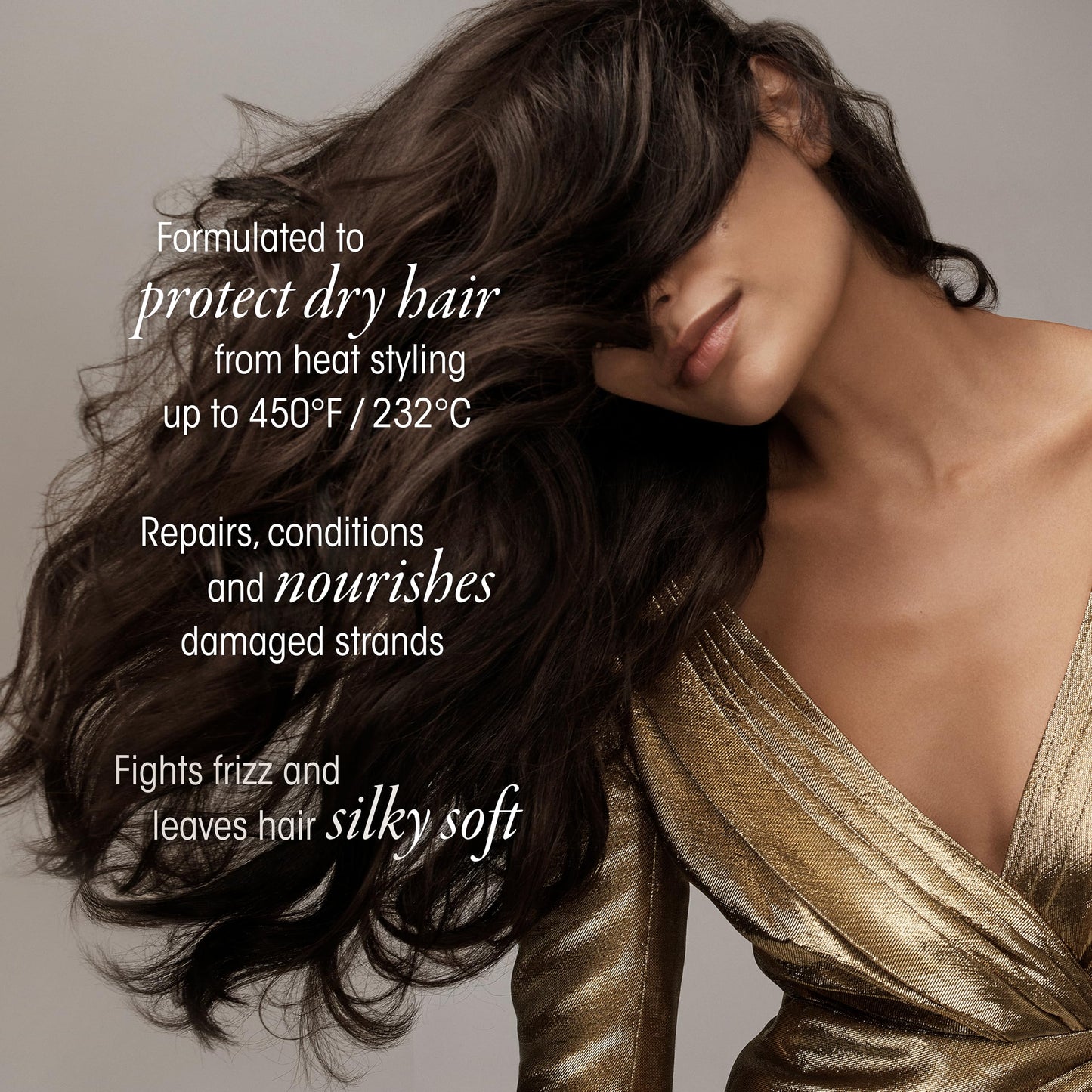 Oribe hair spray for thermal protection and frizz control