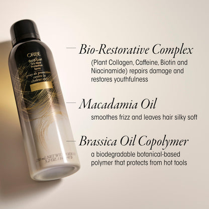 Oribe heat styling spray for dry hair repair