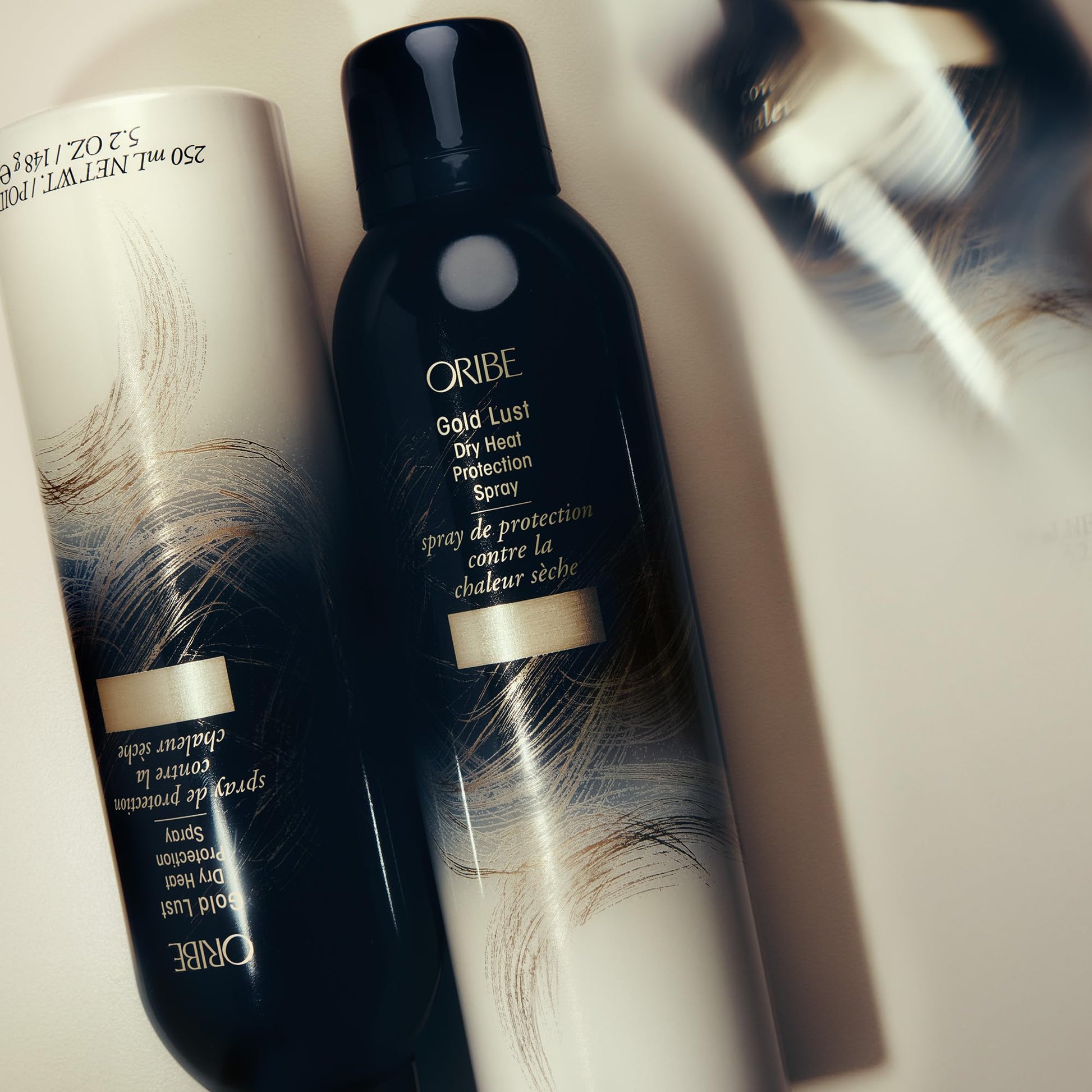 Oribe Gold Lust spray for 450 degree heat protection