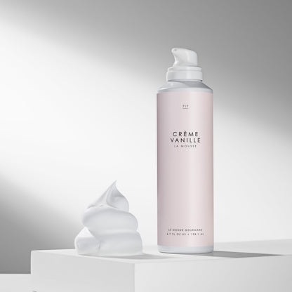 Le Monde Gourmand coconut milk scented whipped body mousse minimalist white bottle