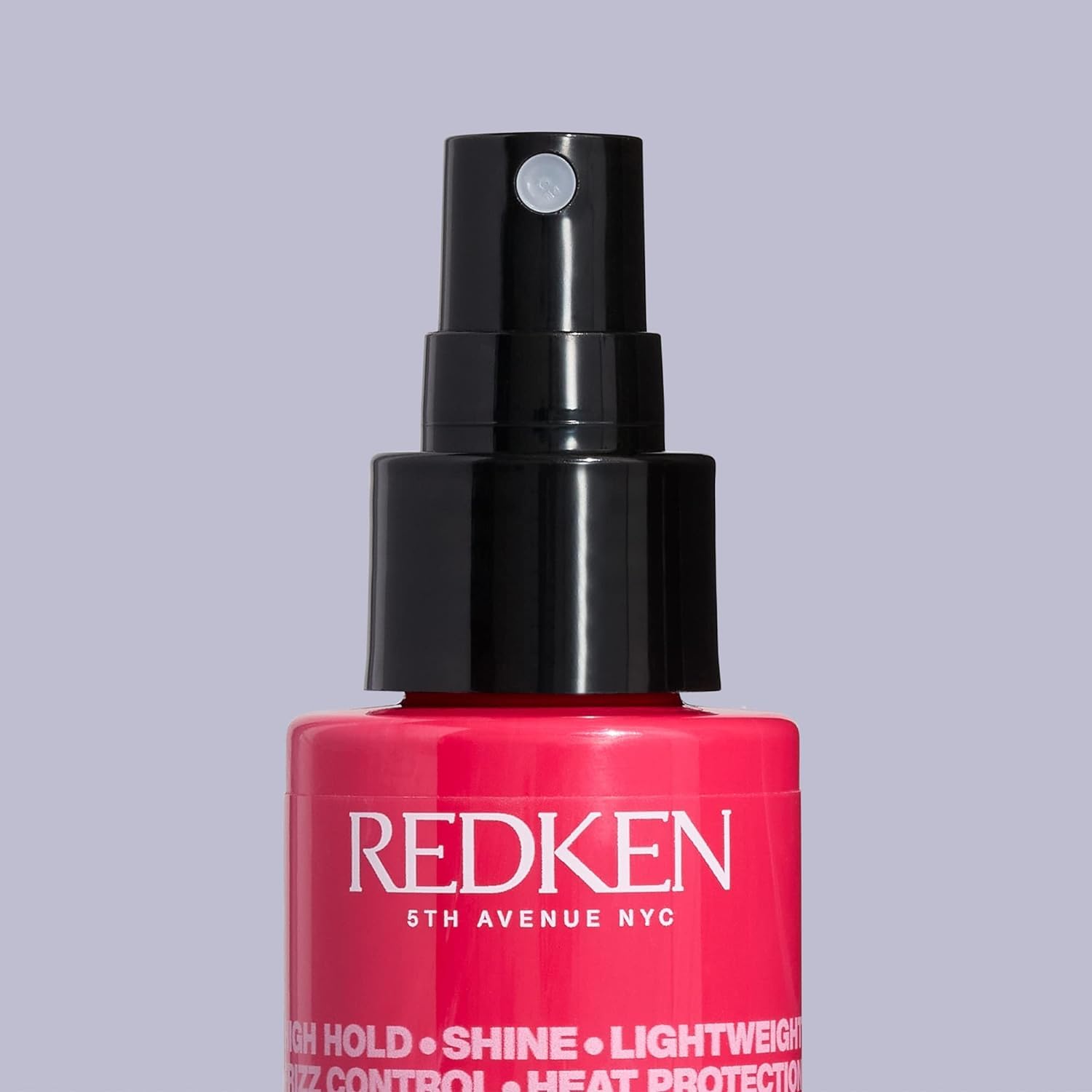 Redken heat protectant spray results on styled hair