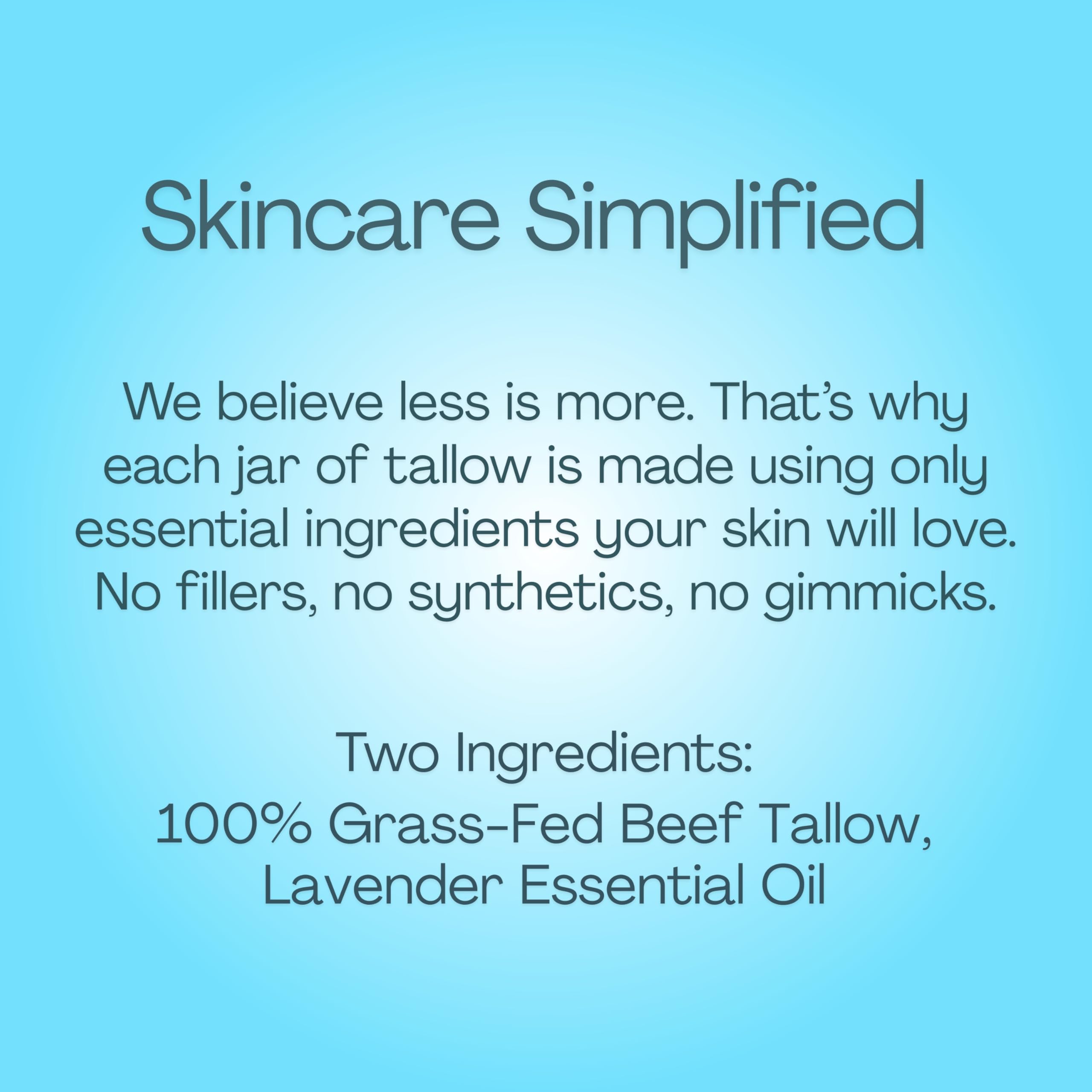 Mellow Mood lavender whipped tallow balm product label highlighting the clean and nutrient dense ingredients.