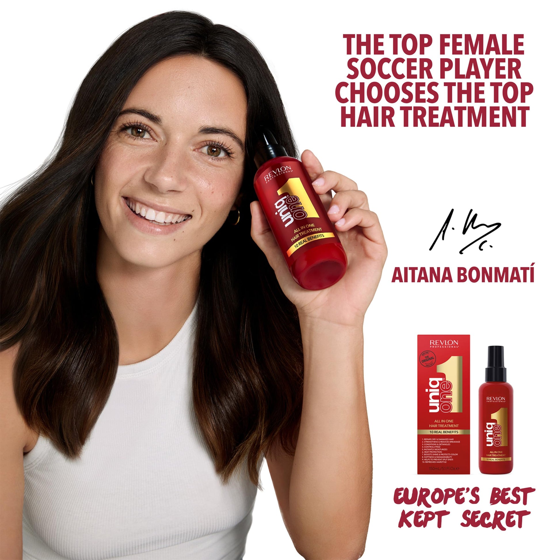 Revlon Professional UniqOne hair treatment spray nozzle detail