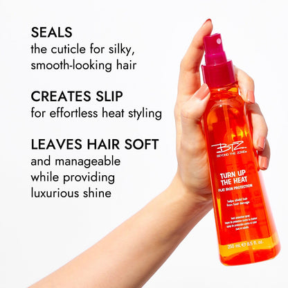 Back of Beyond The Zone heat protection spray bottle with instructions