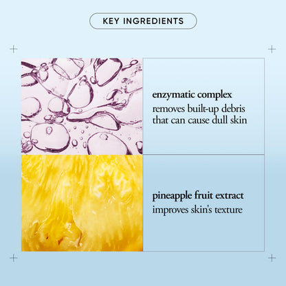 Philosophy enzymatic exfoliating mousse tube on clean background demonstrating authentic USA import