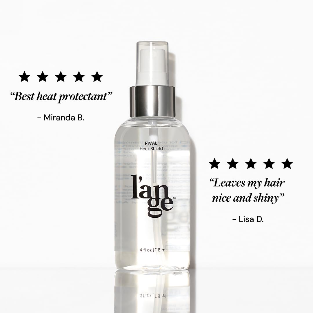 L'Ange Hair Rival Heat Shield keratin-infused formula branding