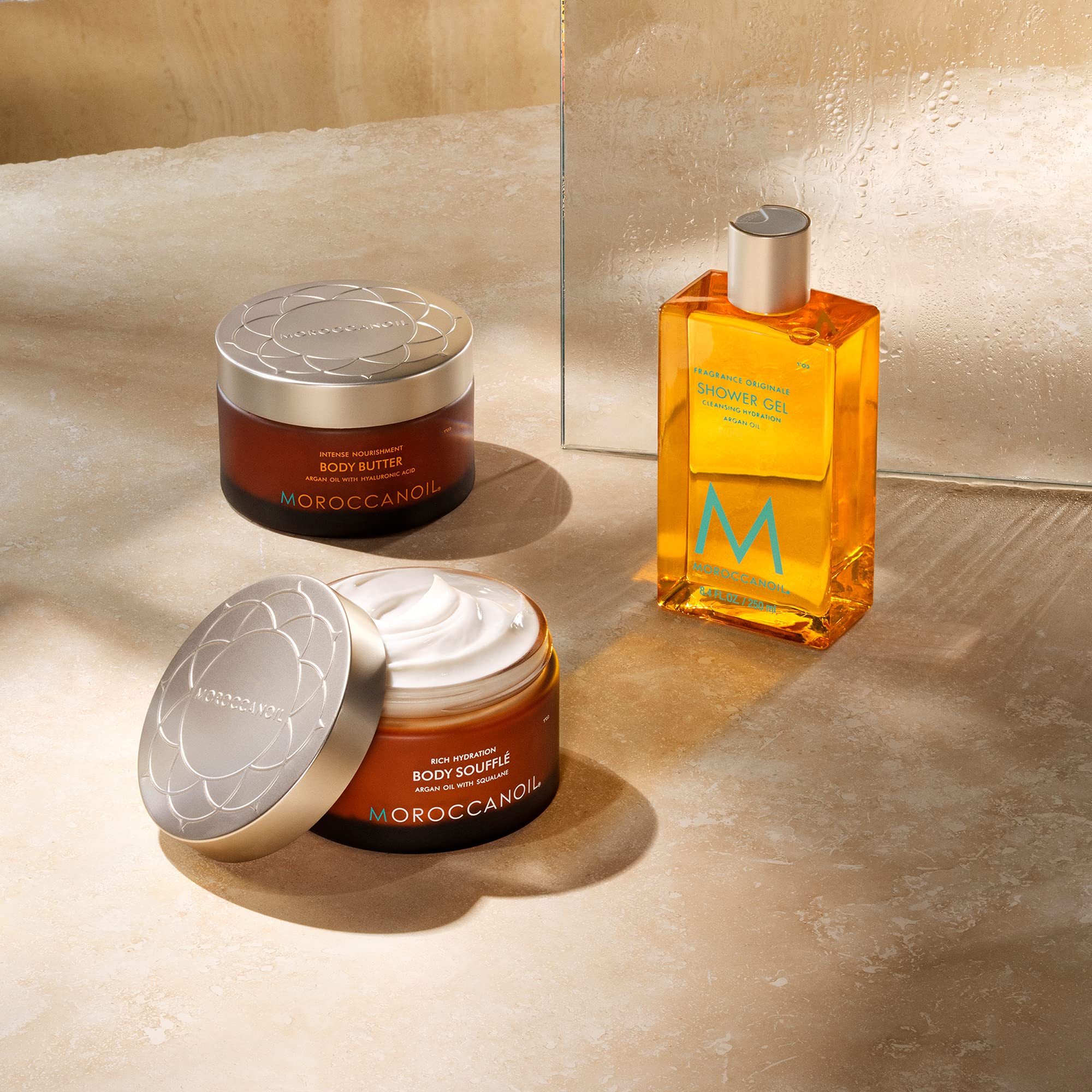 Authentic Moroccanoil body soufflé moisturizing cream for dry skin