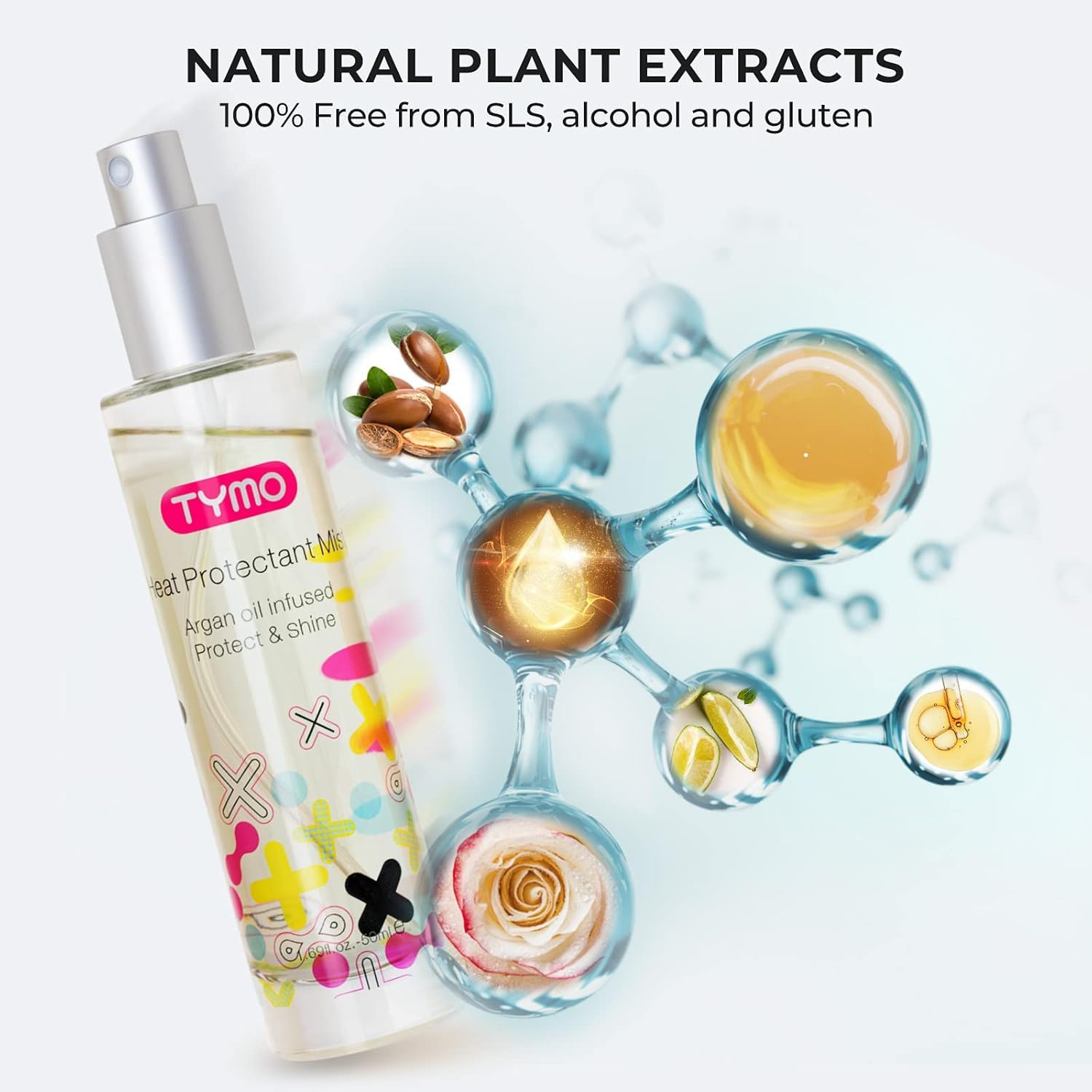 Authentic Tymo USA beauty product heat protection spray