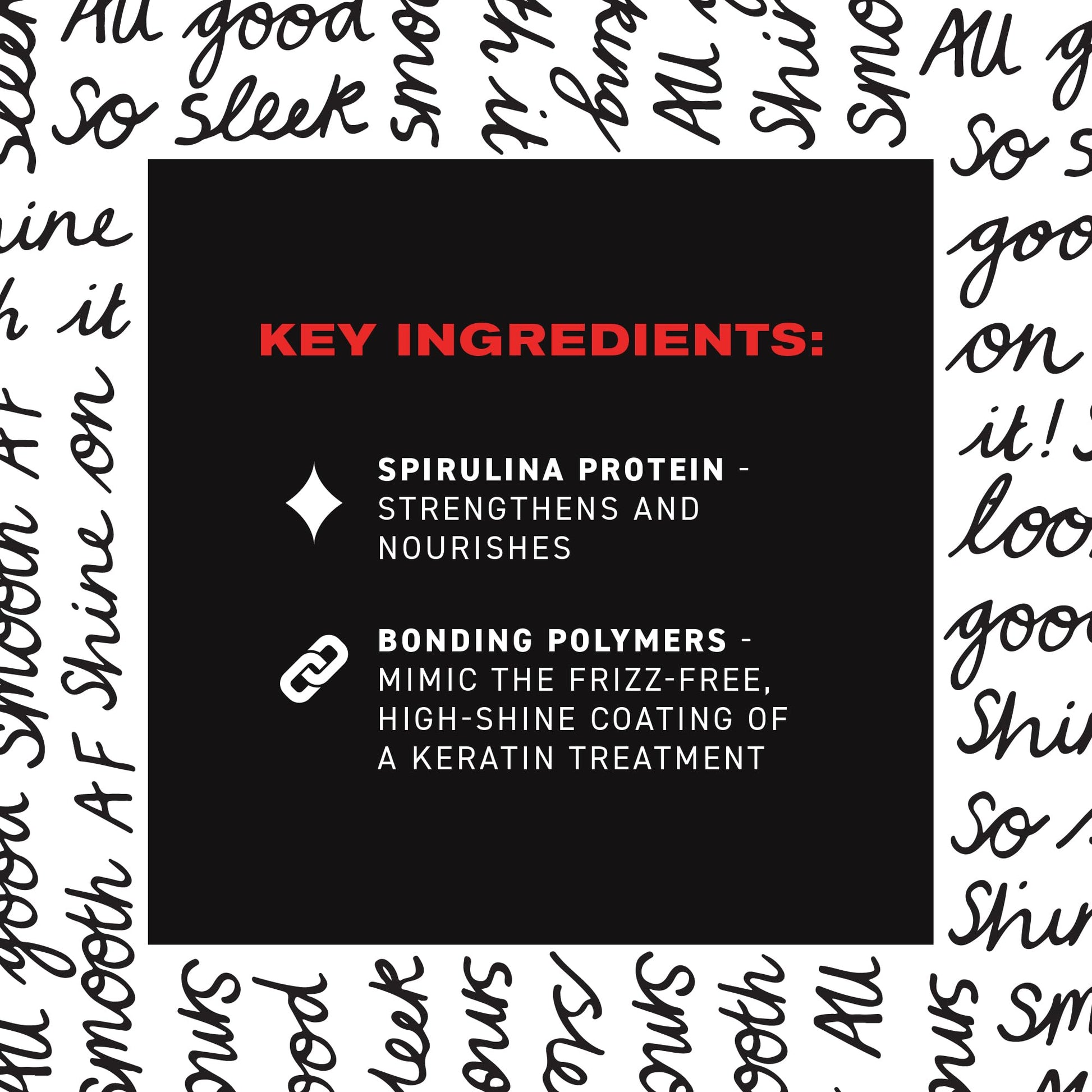 Back of IGK Good Behavior bottle showing ingredients and usage
