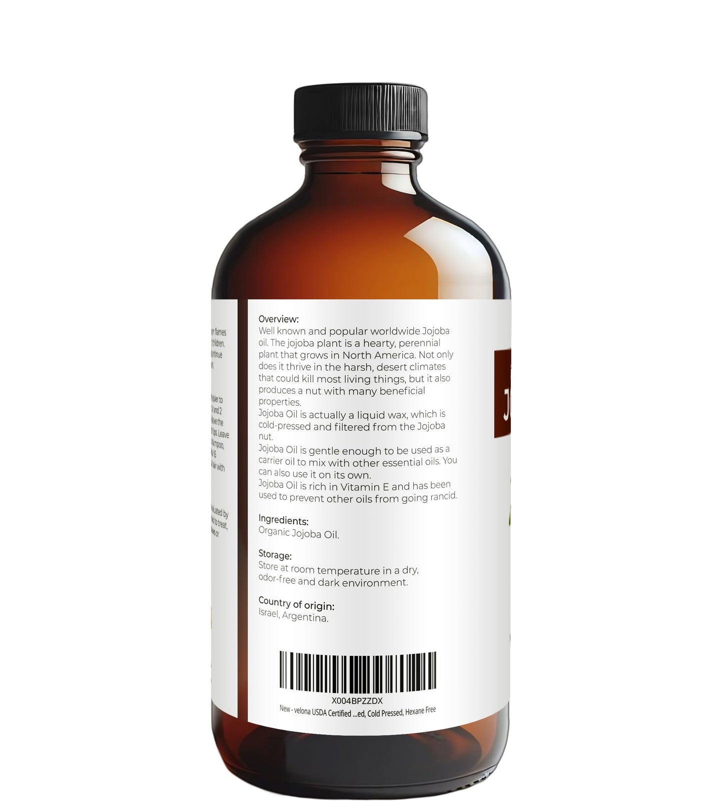Velona organic jojoba oil texture showing golden color