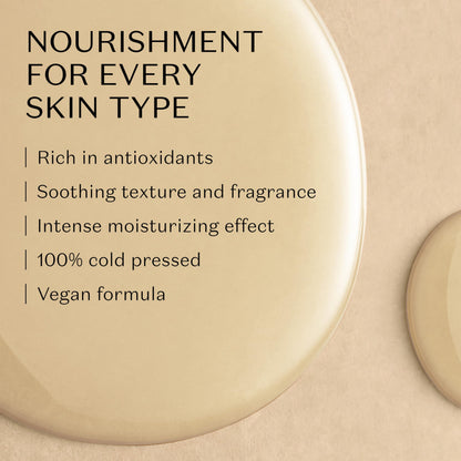 Close up of Nativa SPA body oil packaging and logo