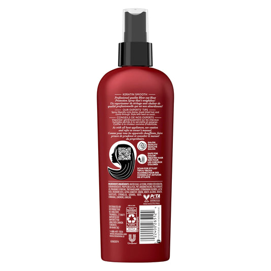 USA imported TRESemmé professional heat protectant spray for 72 hour frizz control