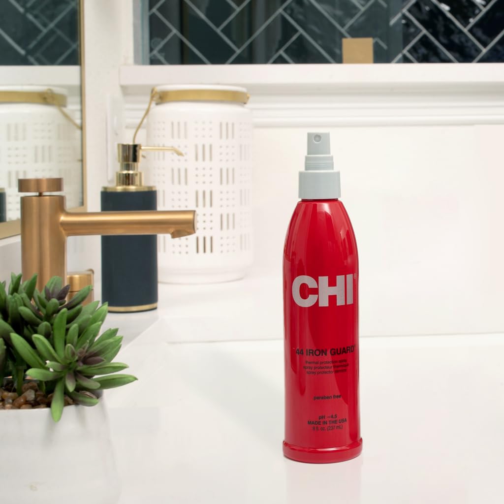 CHI 44 Iron Guard hair heat protectant spray packaging