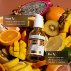 Advanced Clinicals Vitamin C body oil lifestyle application