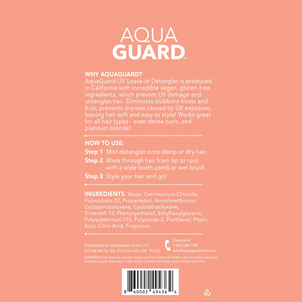 Aqua Guard leave in detangler spray angled product view