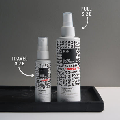 IGK leave in hair primer spray for 24 hour frizz control and thermal protection