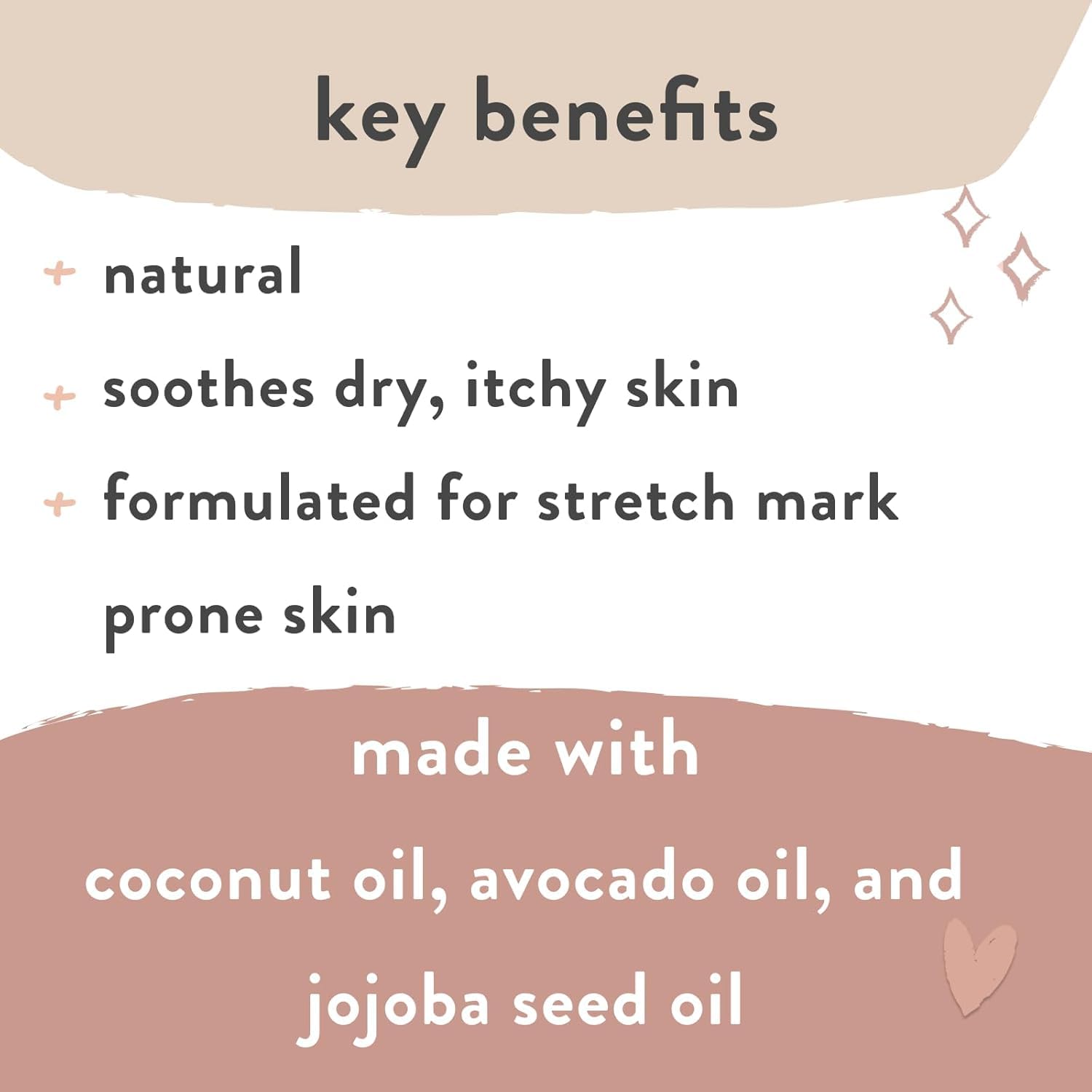 Close up of The Honest Company Mama body oil 4.2 fluid ounce bottle