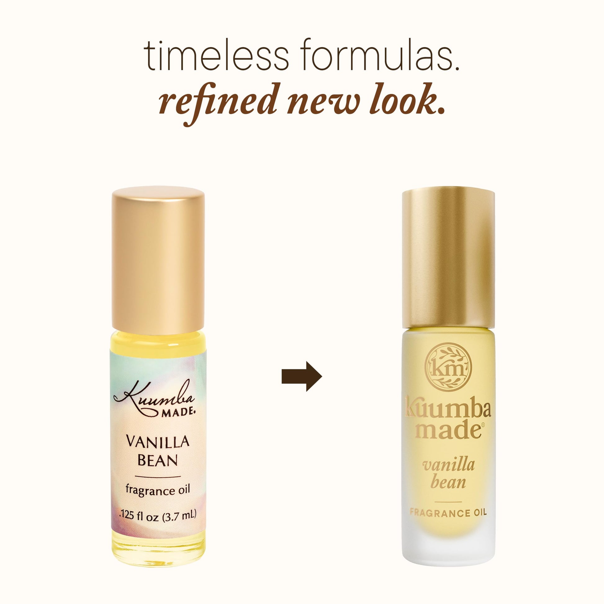 Kuumba Made Vanilla Bean perfume rollerball application