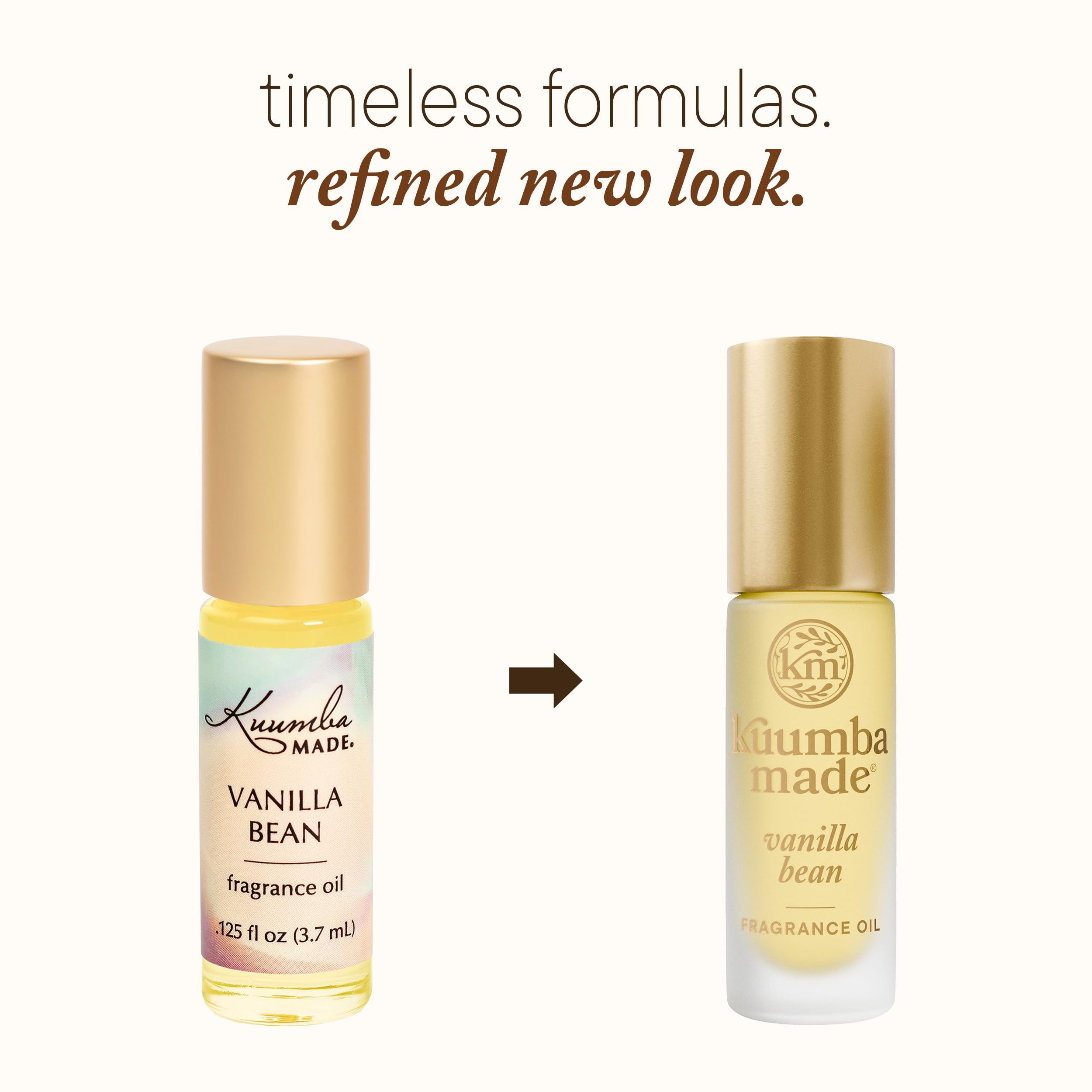 Kuumba Made Vanilla Bean perfume rollerball application
