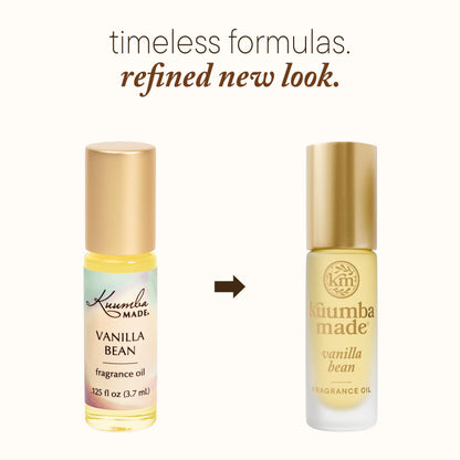 Kuumba Made Vanilla Bean perfume rollerball application