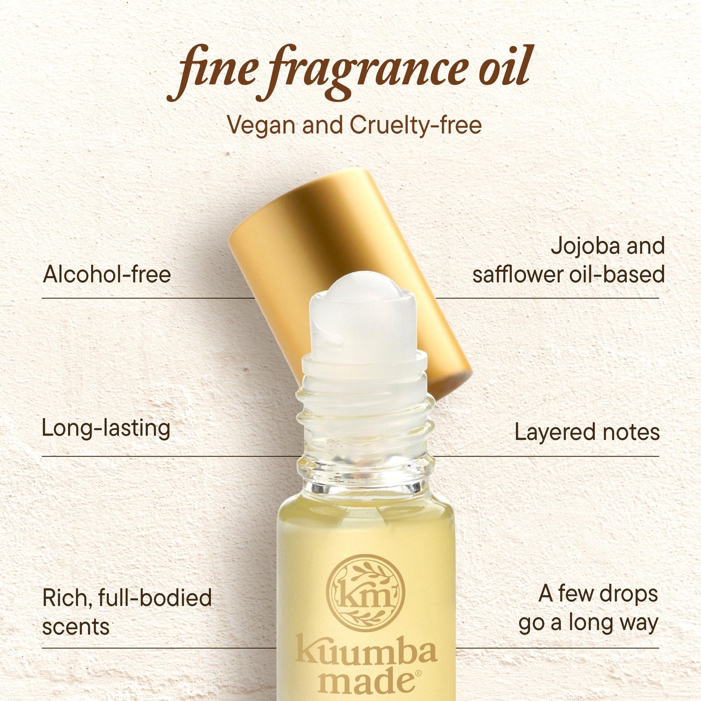 Kuumba Made fragrance oil travel size bottle
