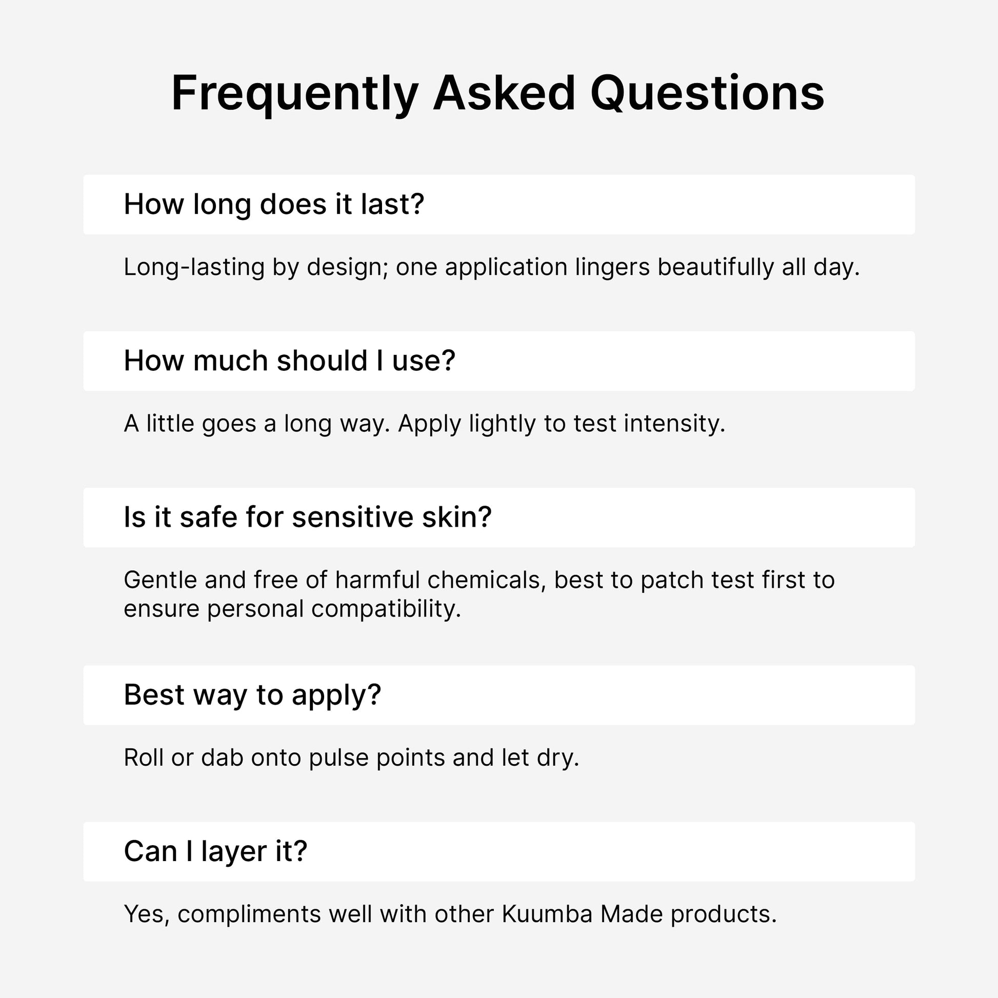 Lifestyle shot of Kuumba Made fragrance oil 0.15 fluid ounce