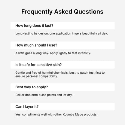 Lifestyle shot of Kuumba Made fragrance oil 0.15 fluid ounce
