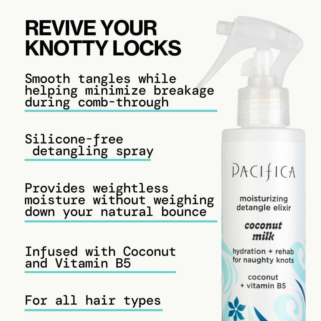Pacifica hair care bundle back label showing ingredients