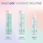 Lifestyle packaging view of Joico InnerJoi Hydrate Detangler 6.76 fluid ounces