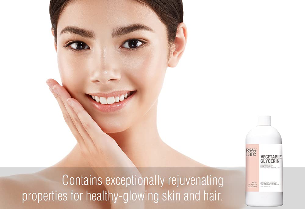 Raw Plus Rare glycerin used for skincare and hair care