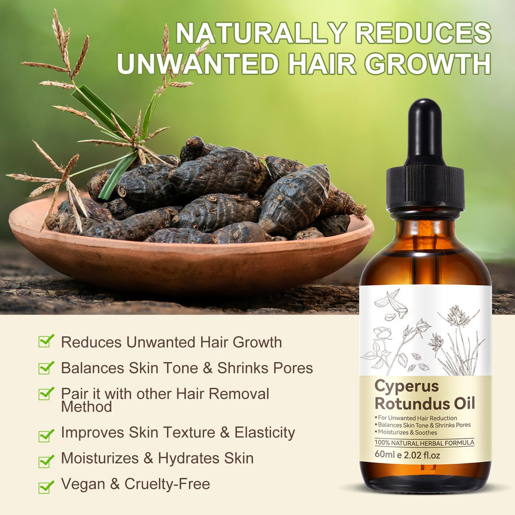 Dlomfvfq cyperus oil bottle showing fluid ounces measurement