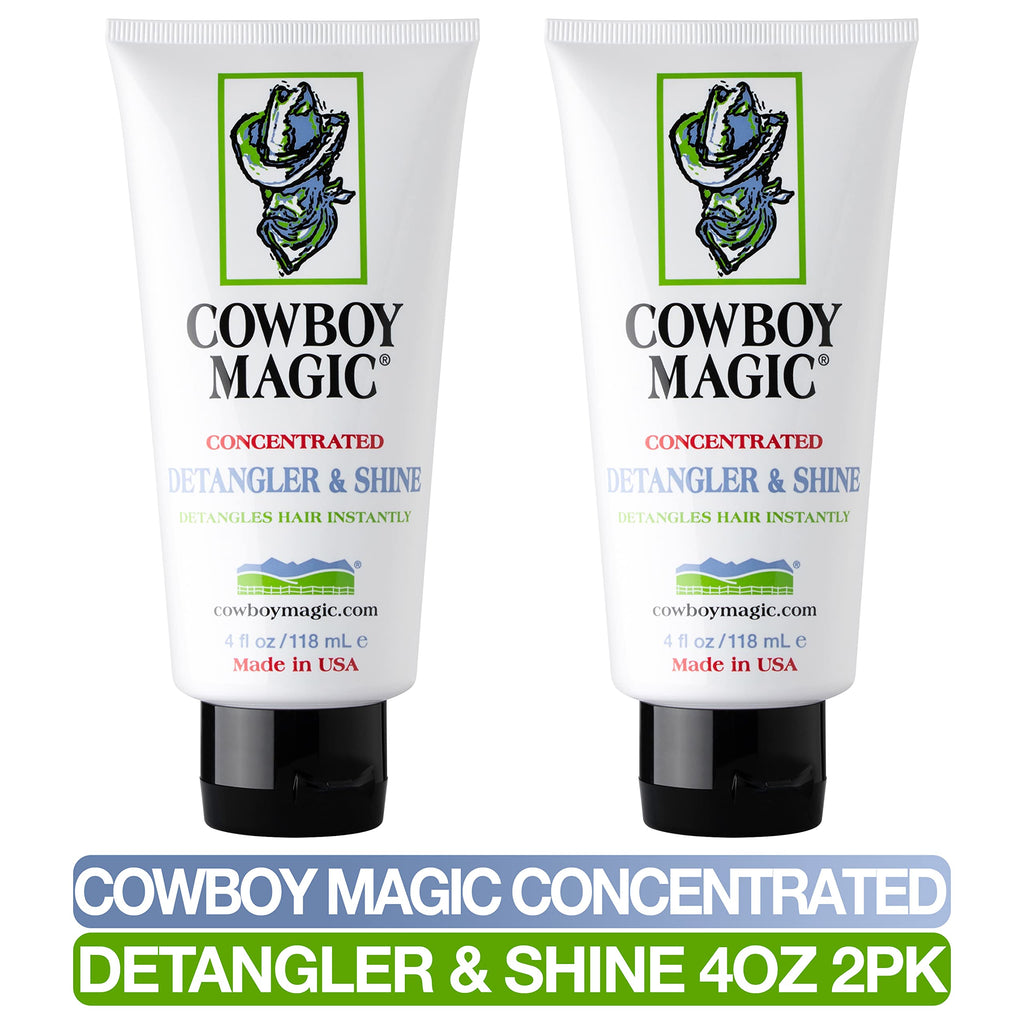 Cowboy Magic pet and horse detangling product side profile