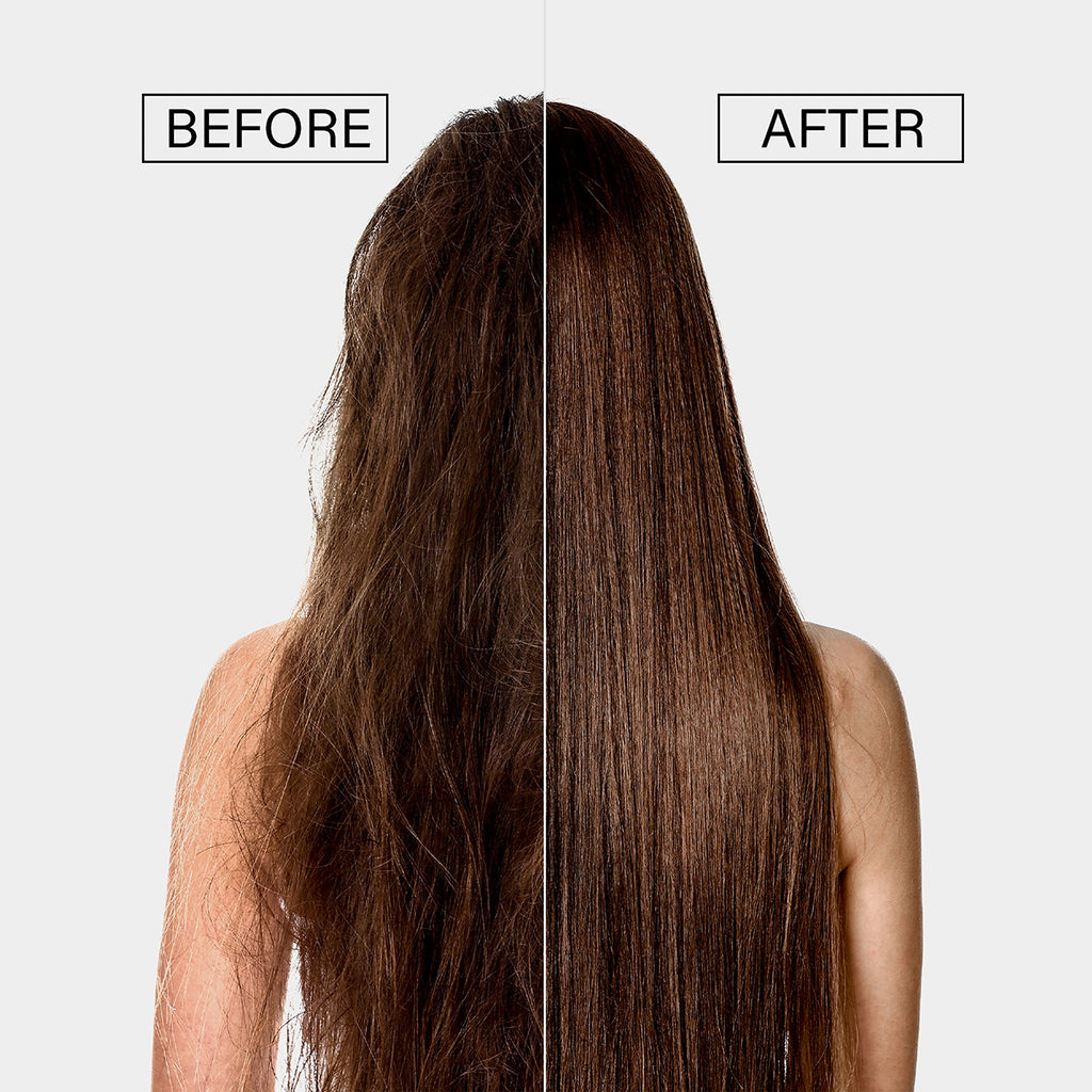 Back label of Ebin New York 5 Second Detangler highlighting ingredients and usage instructions