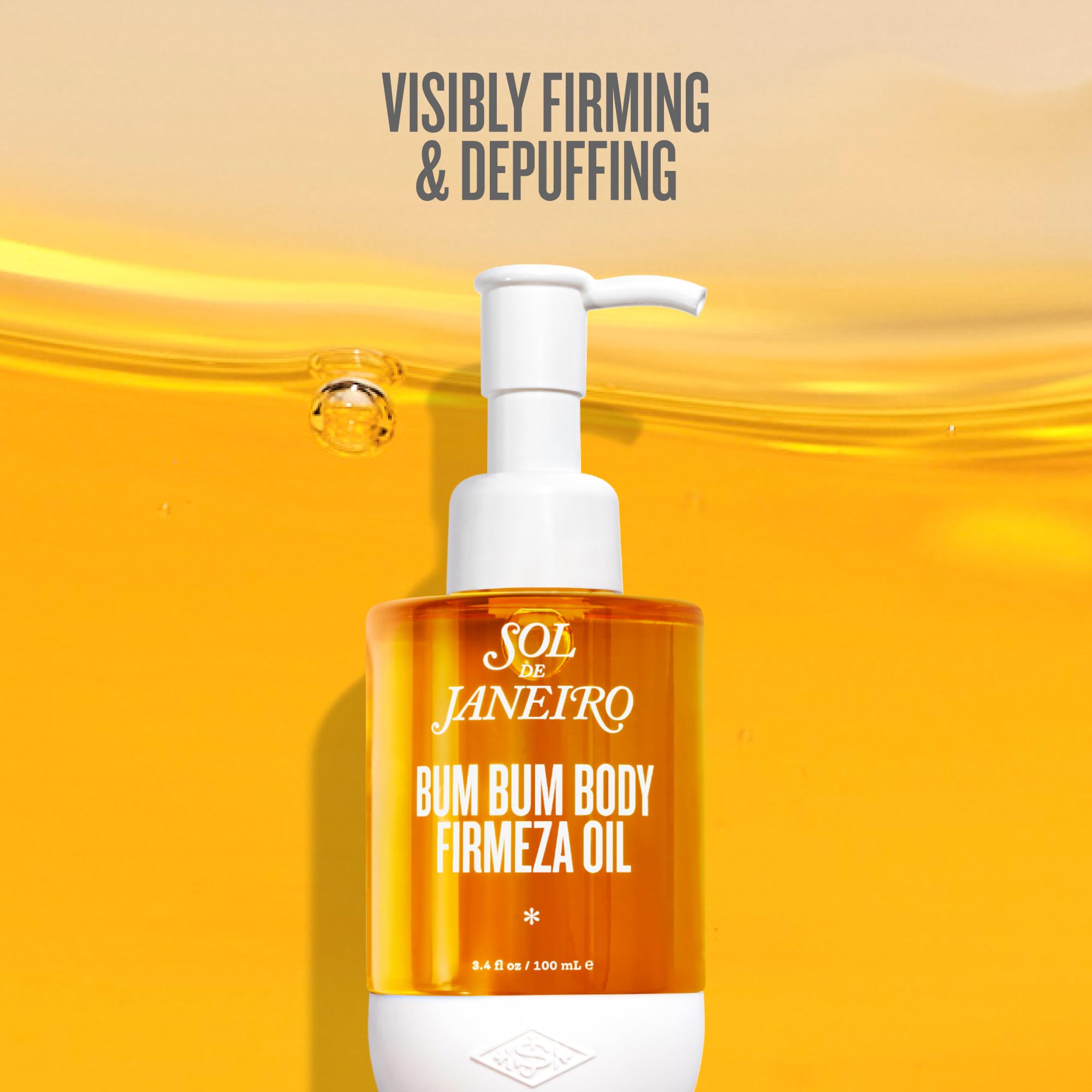 Sol de Janeiro firming body oil 100ml packaging