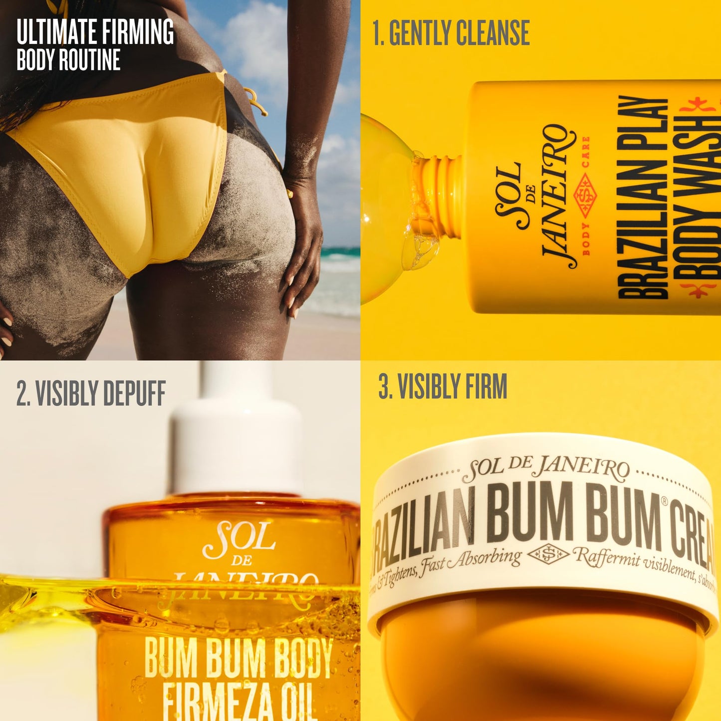 Sol de Janeiro body oil for firming and glowing skin