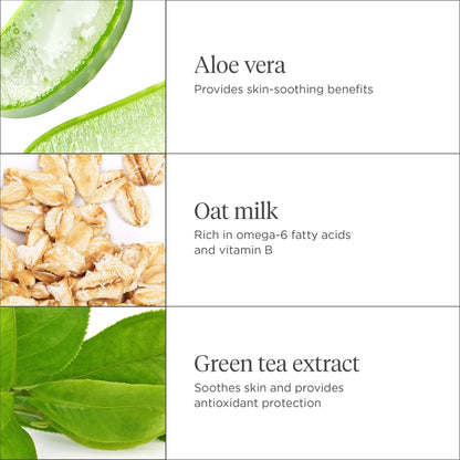 Briogeo clean beauty aloe and oat milk soothing hair spray bottle cap detail