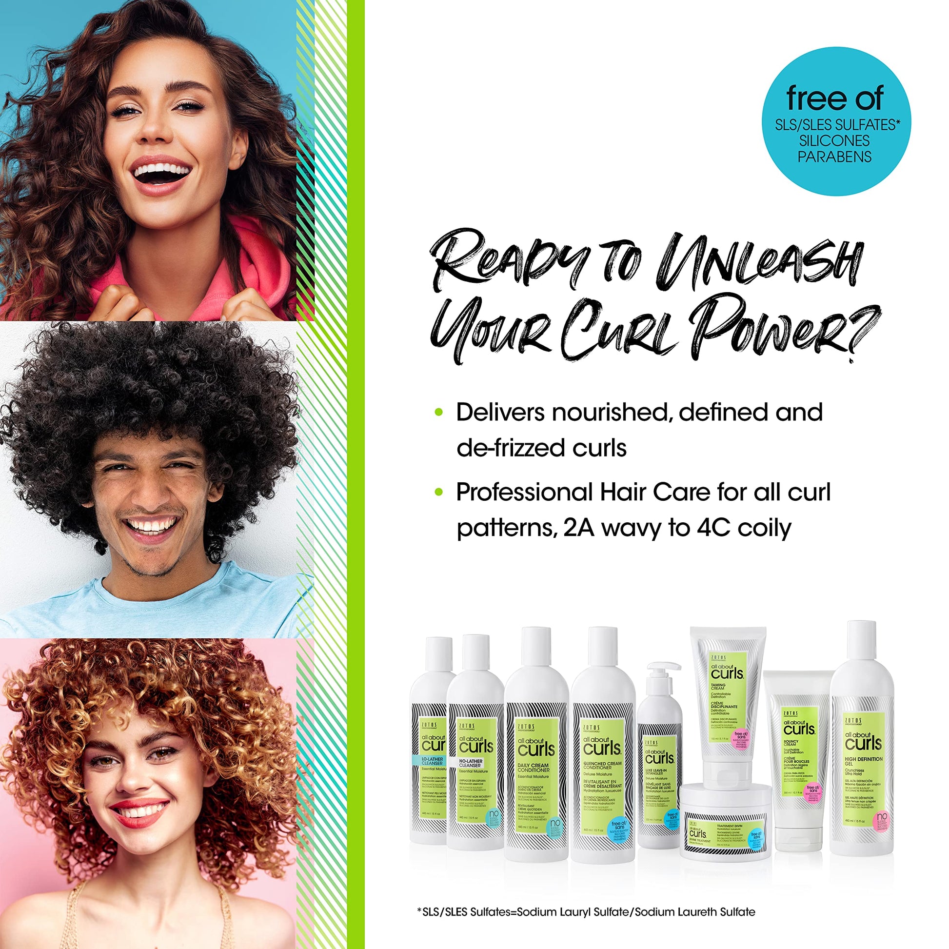 All About Curls Luxe Leave In Detangler styling milk texture close up preview